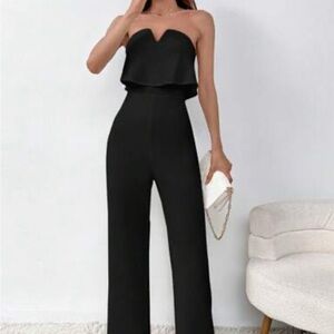 LULUS navy blue jumpsuit.
